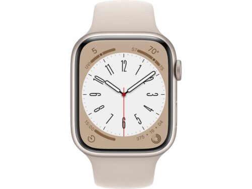 APPLE Watch Series 8 GPS 45 mm Luz das Estrelas com Bracelete Desportiva Luz das Estrelas - Image 2