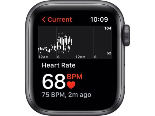 APPLE Watch SE GPS 40 mm Cinzento Sideral com Bracelete Desportiva Meia-noite - Image 4