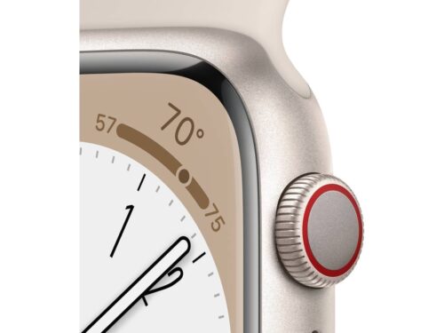 APPLE Watch Series 8 GPS+Cellular 41 mm Luz das Estrelas com Bracelete Desportiva Luz das Estrelas - Image 3