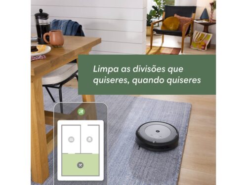 Aspirador Robô IROBOT Roomba I5 Cinza Texturizado - Image 5