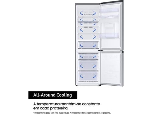 Frigorífico Combinado SAMSUNG RB34T632DSA (No Frost - 185.3 cm - 331 L - Inox) - Image 5