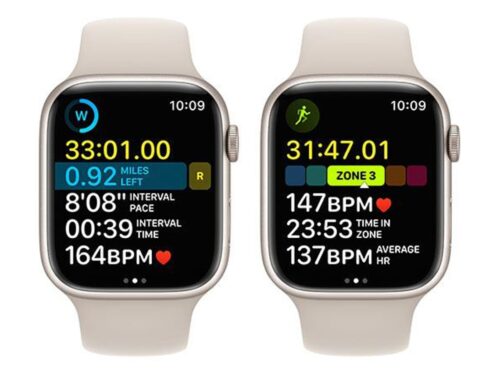 APPLE Watch Series 8 GPS+Cellular 45 mm Luz das Estrelas com Bracelete Desportiva Luz das Estrelas - Image 5