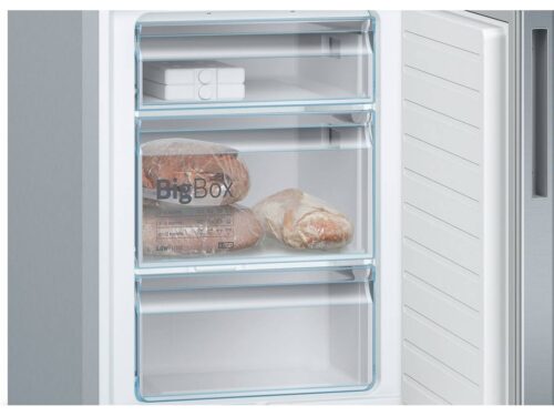 Frigorífico Combinado BOSCH KGE36AICA (Low Frost - 186 cm - 308 L - Inox) - Image 6