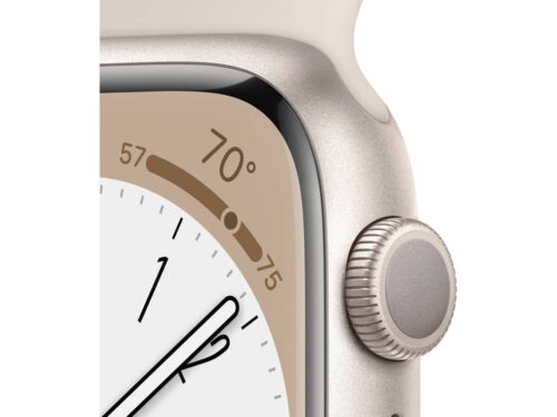 APPLE Watch Series 8 GPS 41 mm Luz das Estrelas com Bracelete Desportiva Luz das Estrelas - Image 3