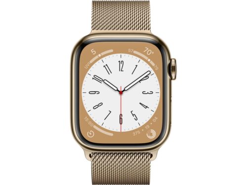 APPLE Watch Series 8 GPS+Cellular 41 mm Dourado com Loop Milanesa Dourado - Image 2