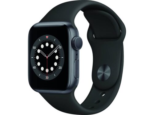 APPLE Watch Series 6 GPS (Recondicionado Reuse Como Novo - 40 mm - Alumínio Cinzento, Preto)