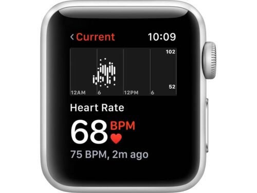 APPLE Watch Series 3 GPS 38 mm Prateado com Bracelete Desportiva Branco - Image 5
