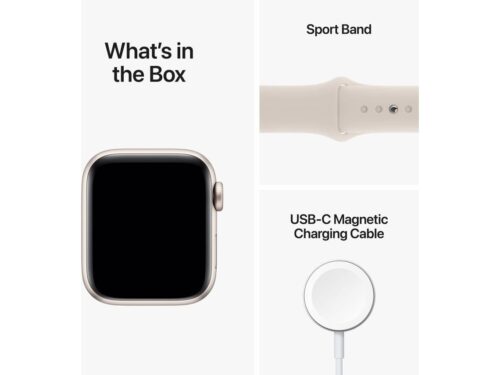 APPLE Watch SE GPS 40 mm Luz das Estrelas com Bracelete Desportiva Luz das Estrelas - Image 6