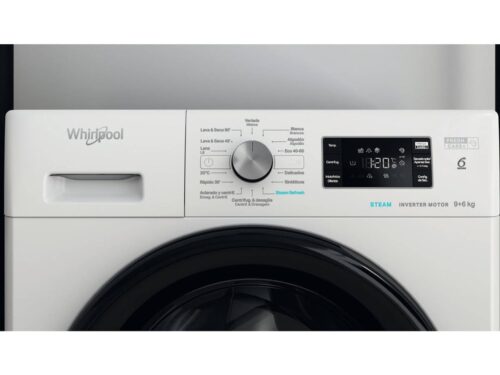 Máquina de Lavar e Secar Roupa WHIRLPOOL FFWDB 964369 BV SP (6/9 kg - 1400 rpm - Branco) - Image 5
