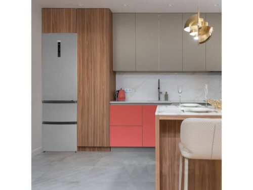 Frigorífico Combinado HAIER HTR3619ENMN (No Frost - 190.5 cm - 348 L - Inox) - Image 2