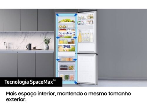 Frigorífico Combinado SAMSUNG RB34T632DSA (No Frost - 185.3 cm - 331 L - Inox) - Image 4