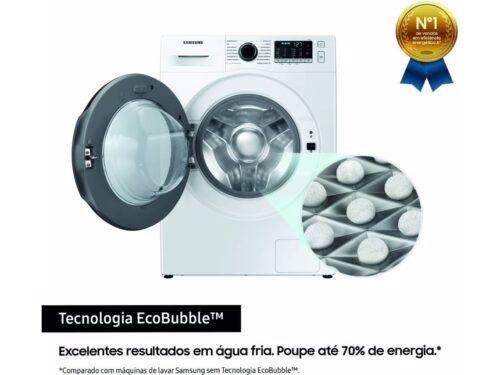 Máquina de Lavar Roupa SAMSUNG WW11BGA046AE (11 kg - 1400 rpm - Branco) - Image 5