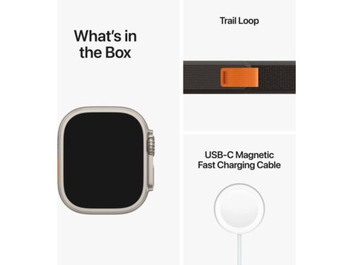 APPLE Watch Ultra GPS+Cellular 49 mm com Loop Trail Preto/Cinzento (Tamanho M/L) - Image 4