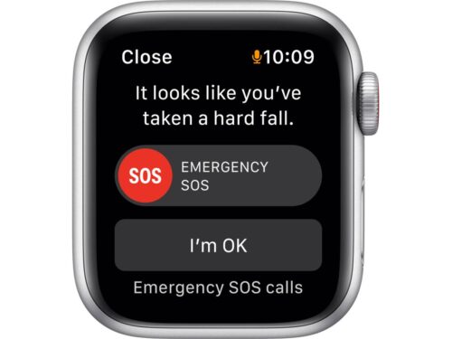 APPLE Watch SE GPS+Cellular 40 mm Prateado com Bracelete Desportiva Azul Abissal - Image 5