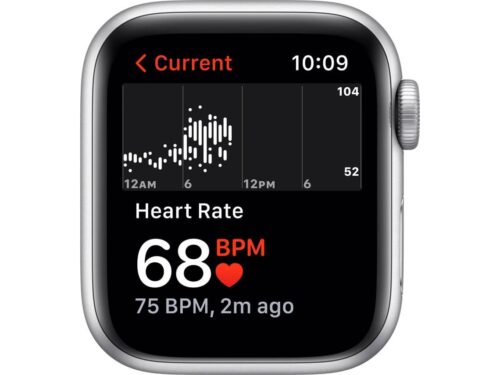 APPLE Watch SE GPS 40 mm Prateado com Bracelete Desportiva Azul Abissal - Image 4
