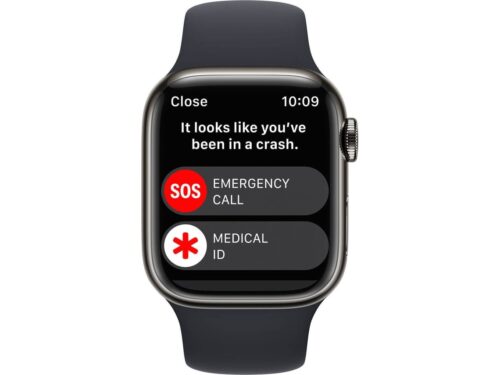 APPLE Watch Series 8 GPS+Cellular 41 mm Grafite com Bracelete Desportiva Meia-noite - Image 4