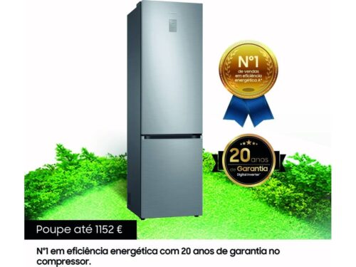 Frigorífico Combinado SAMSUNG RB38T676CS9 (No Frost - 203 cm - 385 L - Inox) - Image 4