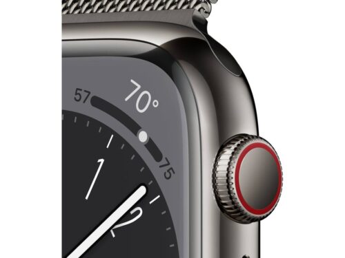 APPLE Watch Series 8 GPS+Cellular 41 mm Grafite com Loop Milanesa Grafite - Image 3