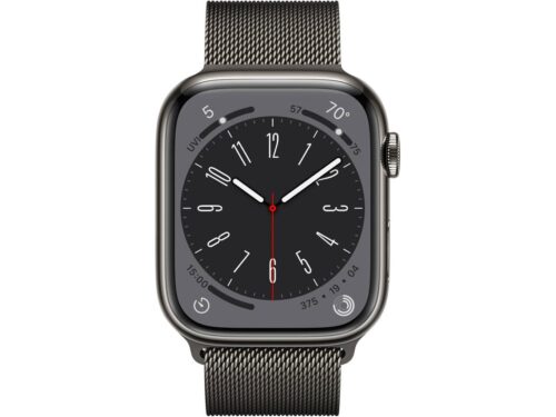 APPLE Watch Series 8 GPS+Cellular 45 mm Grafite com Loop Milanesa Grafite - Image 2