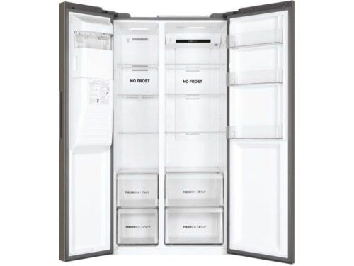 Frigorífico Americano HAIER HSR3918FIMP (No Frost - 177.5 cm - 504 L - Inox) - Image 3