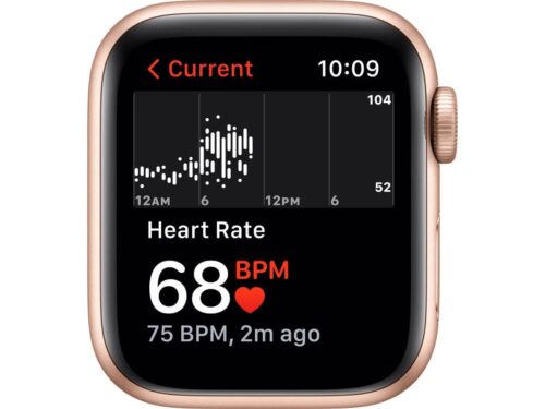 APPLE Watch SE GPS 40 mm Dourado com Bracelete Desportiva Luz das Estrelas - Image 4