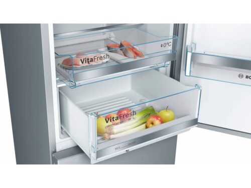 Frigorífico Combinado BOSCH KGE36AICA (Low Frost - 186 cm - 308 L - Inox) - Image 5