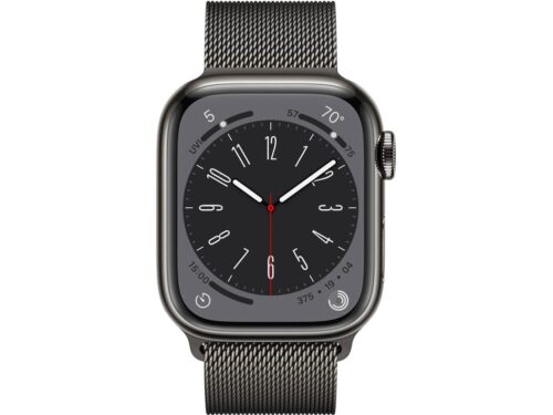 APPLE Watch Series 8 GPS+Cellular 41 mm Grafite com Loop Milanesa Grafite - Image 2