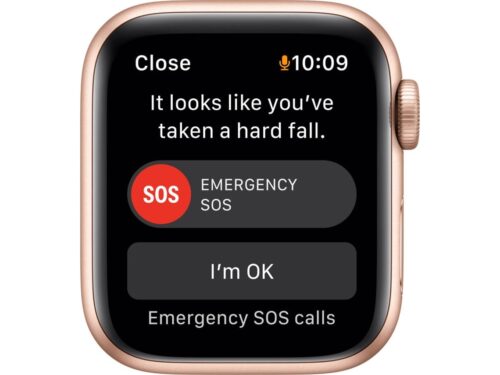 APPLE Watch SE GPS 40 mm Dourado com Bracelete Desportiva Luz das Estrelas - Image 5