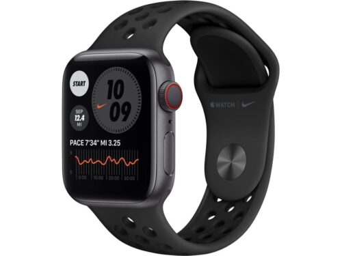 APPLE Watch Nike Series 6 GPS+Cellular 40mm Alumínio Preto