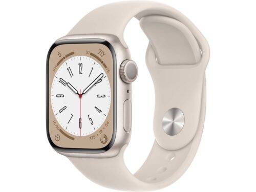 APPLE Watch Series 8 GPS 41 mm Luz das Estrelas com Bracelete Desportiva Luz das Estrelas