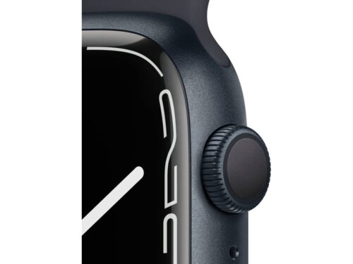 APPLE Watch Series 7 GPS 45 mm Meia-noite com Bracelete Desportiva Meia-noite - Image 3