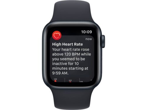 APPLE Watch SE GPS 40 mm Meia-noite com Bracelete Desportiva Meia-noite - Image 4