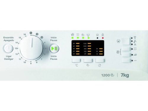 Máquina de Lavar Roupa INDESIT MTWA 71252 S WPT (7 kg - 1200 rpm - Branco) - Image 5