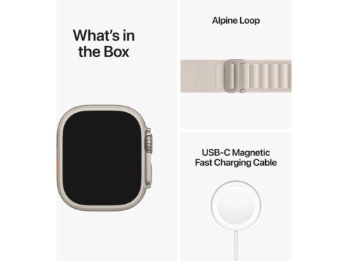 APPLE Watch Ultra GPS+Cellular 49 mm com Loop Alpine Luz das Estrelas (Tamanho L) - Image 4