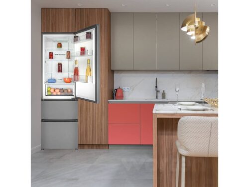Frigorífico Combinado HAIER HTR3619ENMN (No Frost - 190.5 cm - 348 L - Inox) - Image 3